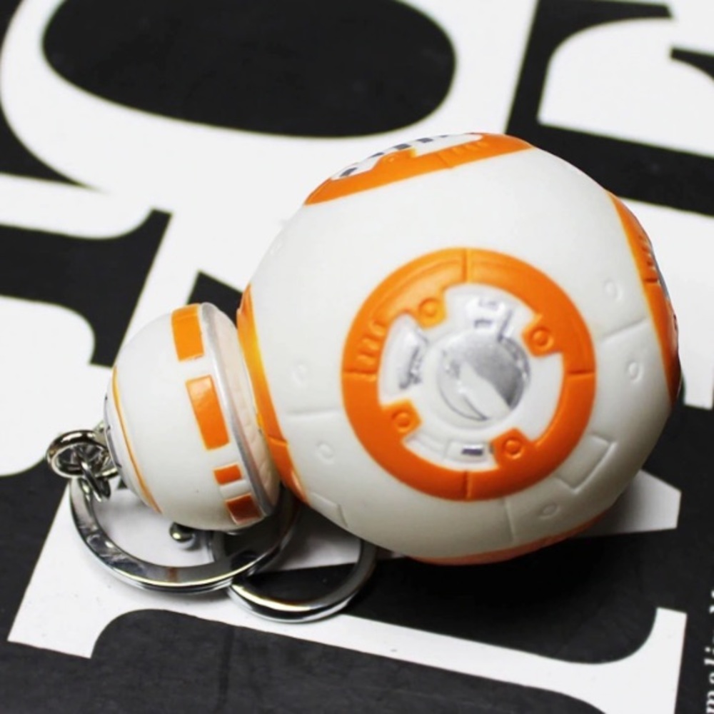 Star Wars BB8 robot keychain key ring brand new